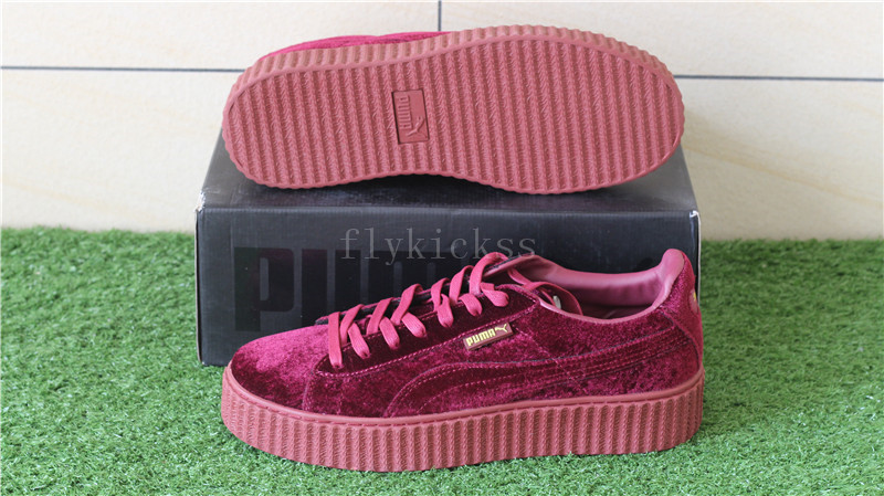 Rihanna Puma X Fenty Creepers Red Wine